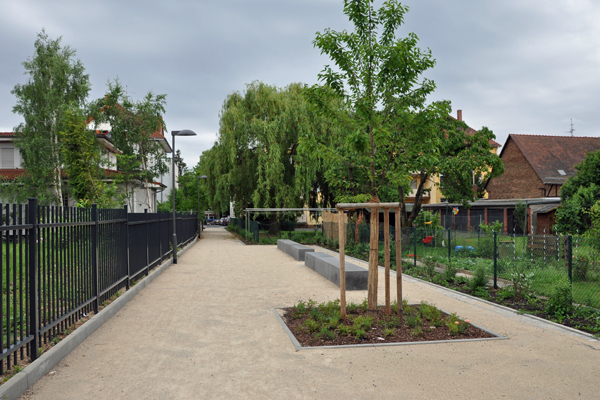 Pedestrian network after completion, © Stadtplanungsamt Stadt Frankfurt am Main