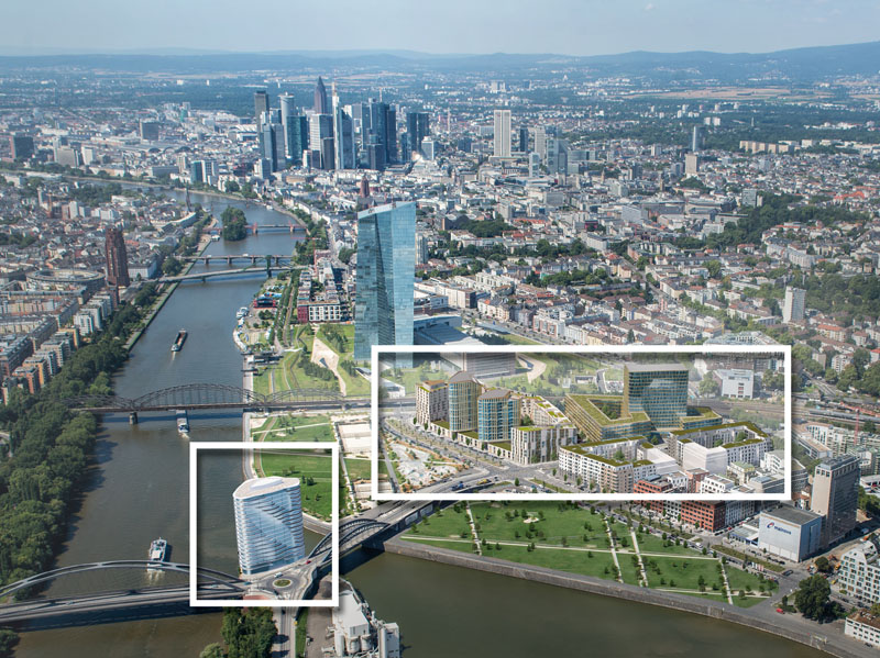 Visualisierung Hafenpark-Quartier gesamt © B&L Gruppe, Hamburg 