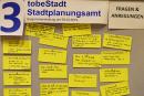 Markt der Möglichkeiten: Fragen und Anregungen der Bürger zu Planungen von tobeStadt  &copy Stadtplanungsamt Stadt Frankfurt am Main 