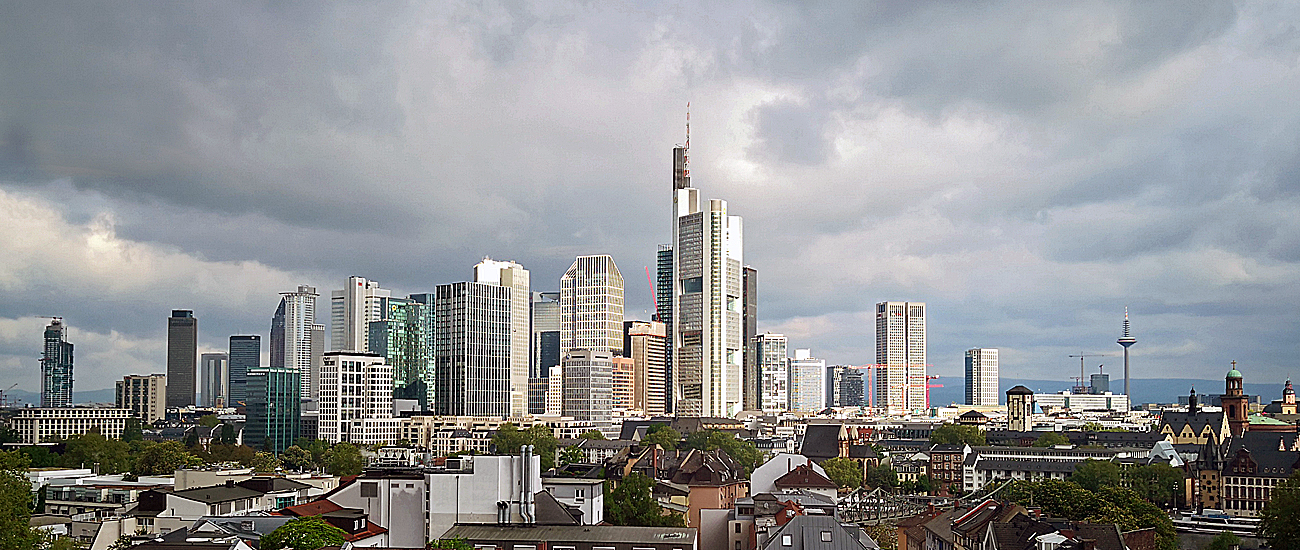 Blick von Sachsenhausen auf die Skyline © Stadtplanungsamt Stadt Frankfurt am Main 