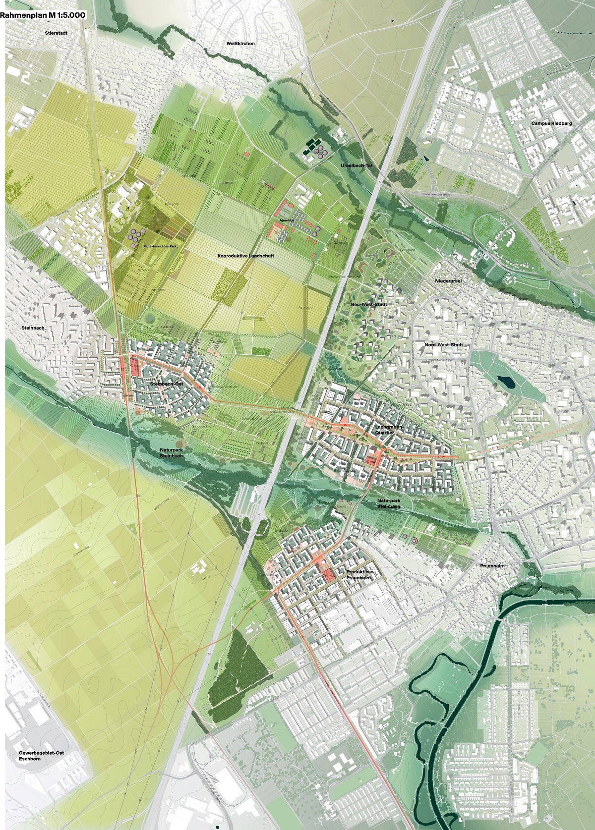 Rahmenplan, © cityförster architecture + urbanism (Hannover) mit Urbane Gestalt (Köln)