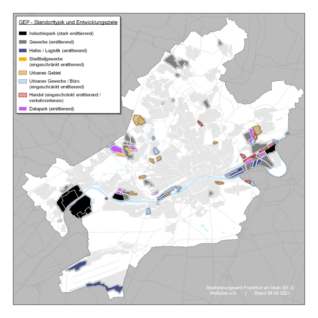 Commercial Real Estate Development Program  Site types and development goals © City of Frankfurt Planning Dept.