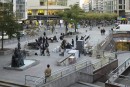 DAM-Reallabor living room Hauptwache: "Talking Stairs" campaign  © Felix Krumbholz