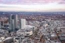 Frankfurt Innenstadt - Blick von oben auf die Zeil und Hauptwache © Andrea Schwappach