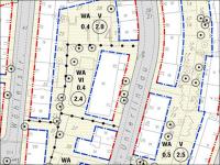 Example of text of a stipulation, section of legal zoning plan no. 841 Bockenheimer Landstrasse / Liebigstrasse, © Frankfurt/Main City Planning Department