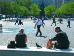 Blick auf das Goethedenkmal, © Stadtplanungsamt Stadt Frankfurt am Main